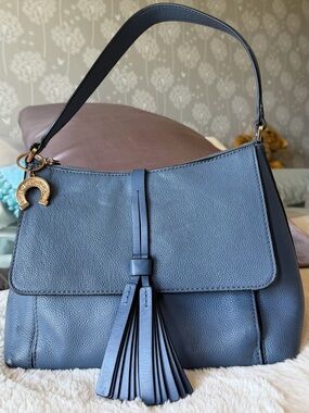 Kate Spade blue pebbled leather purse